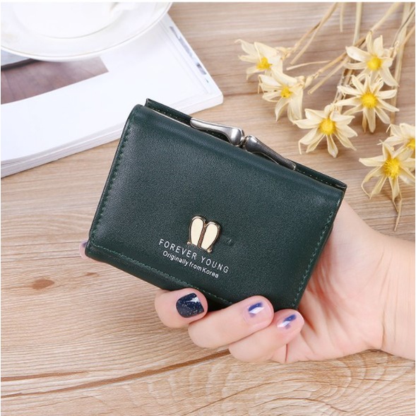 Dompet Clutch Compact Wanita Lipat 3 Import - Forever Youth