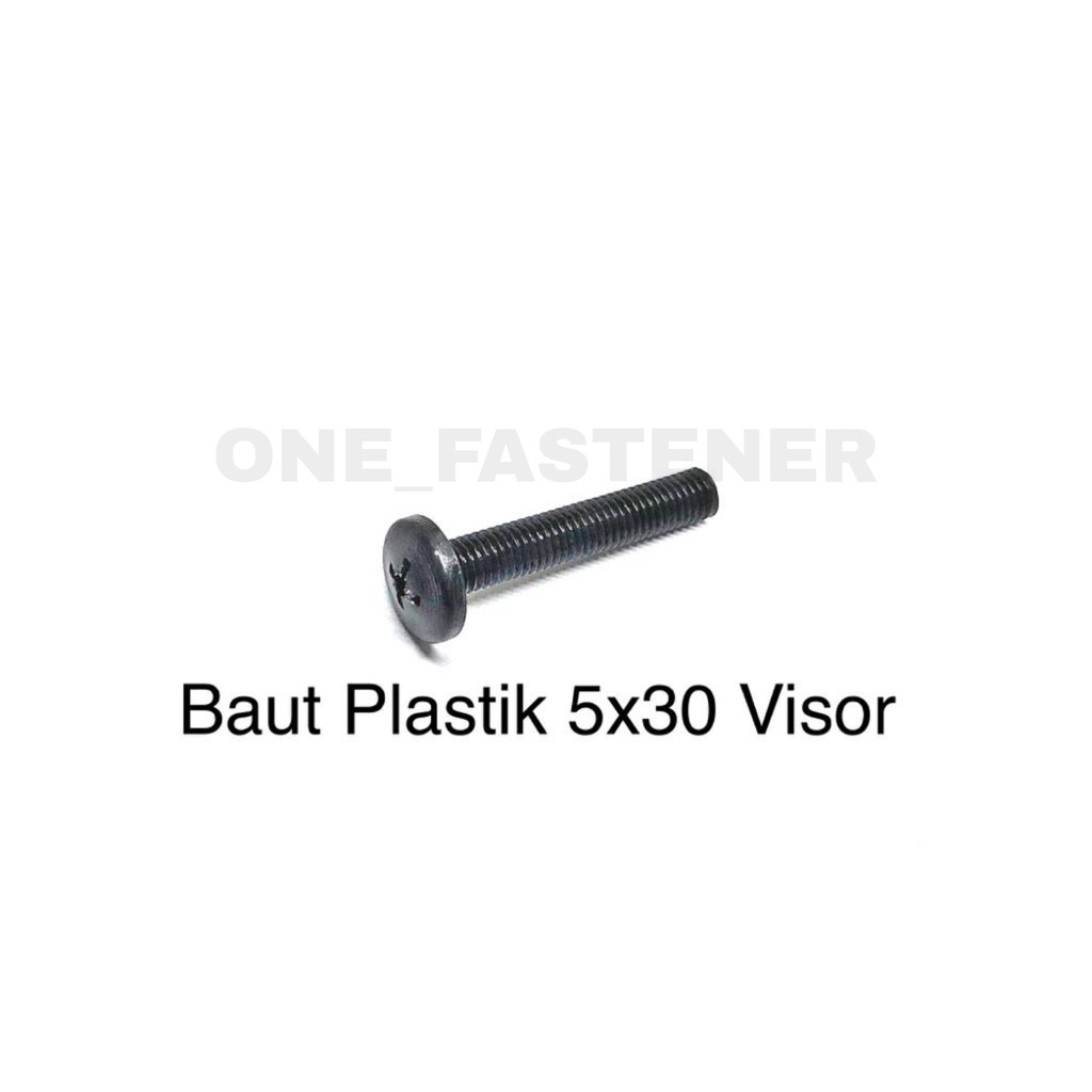 10 Pcs n283 Baut Nylon Plastik Tameng skrup Visor Windhield Nmax lexi winshild n max