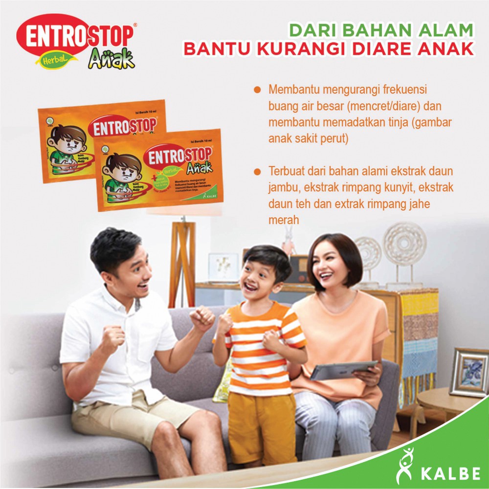 Entrostop Herbal Anak 6 Sachet