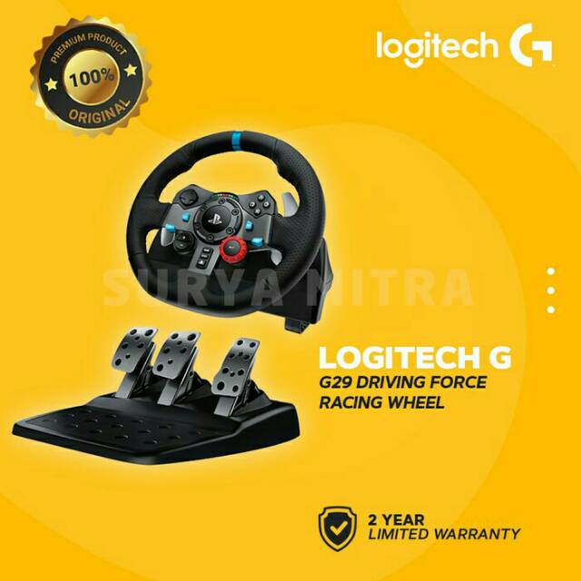 Logitech G29 Driving Force Racing Wheel For PS4 / PS3 - Summer Geek Promo