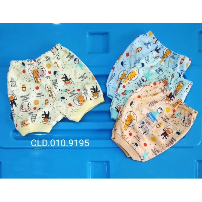 3-4 pcs Celana pendek bayi newborn/ celana segi empat bayi/ Celana anak laki