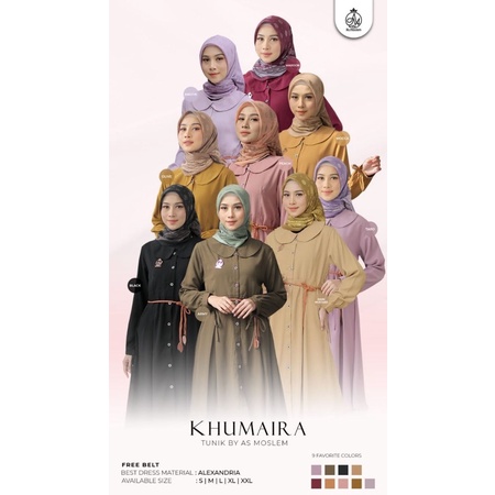 Khumaira Tunik by As Moslem
