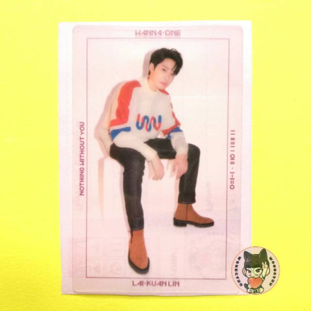 WANNA ONE - NOTHING WITHOUT YOU ALBUM (Guanlin photocard)