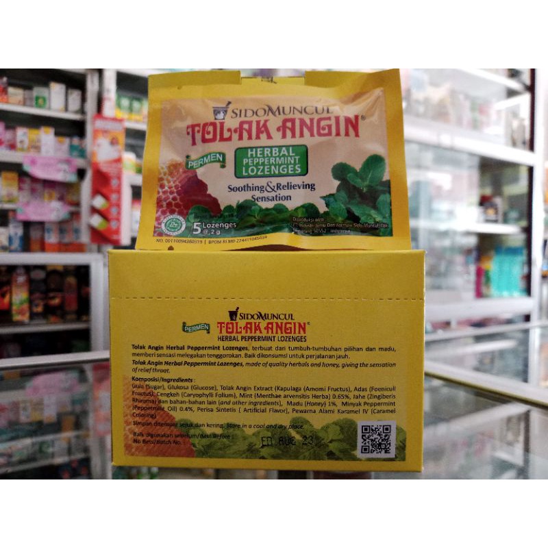 PERMEN TOLAK ANGIN SIDOMUNCUL LOZENGES SACHET