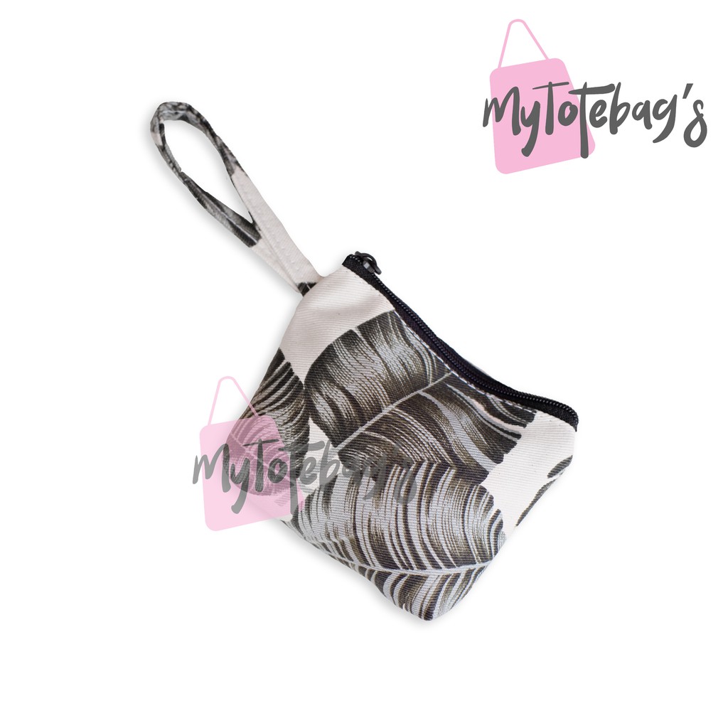 DOM (Dompet HP/Kosmetik/Uang) "ini Dompet Kecil sis ya, dilihat Sizenya Dulu" daun pisang