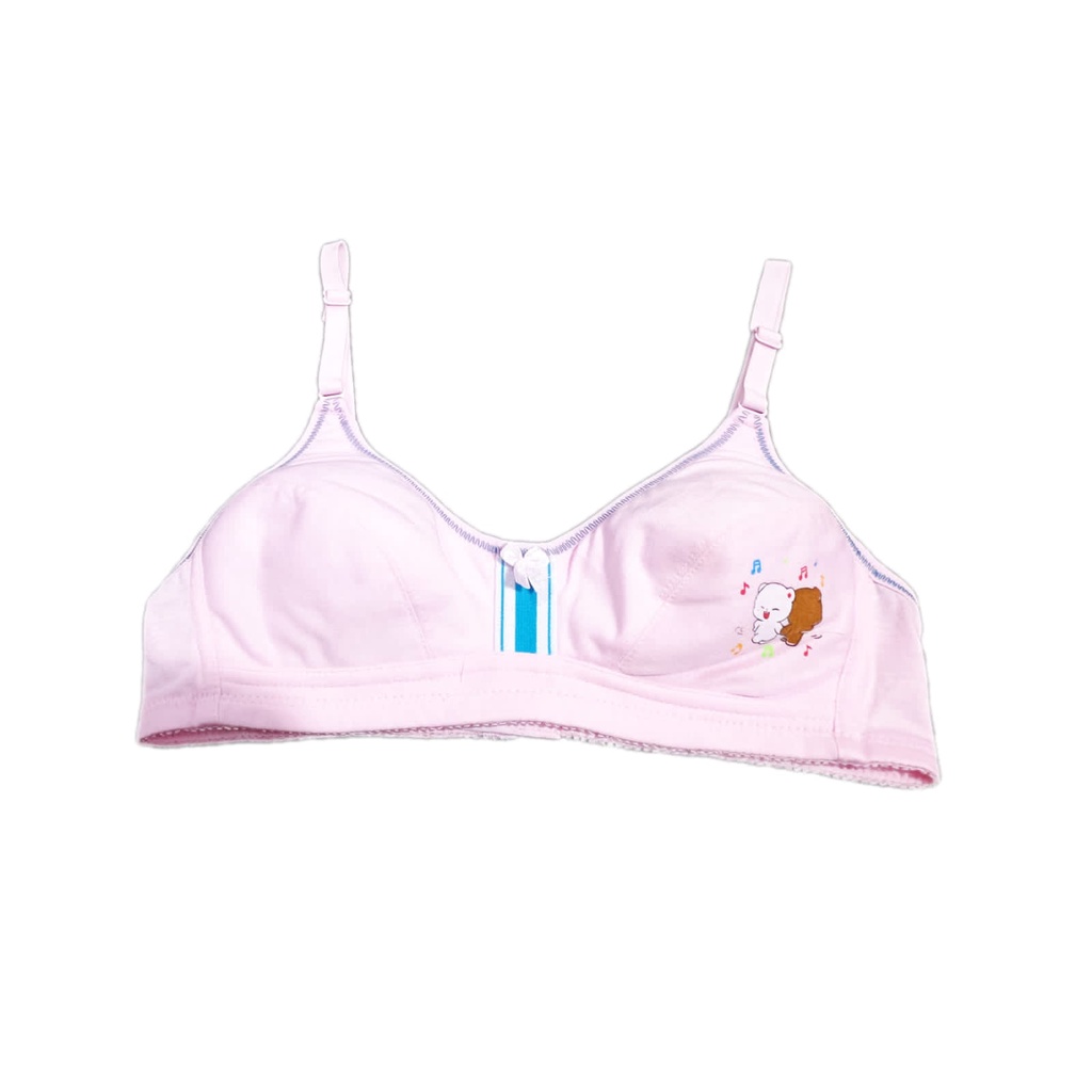 BH Pelajar Wanita Tanpa Kawat Tanpa Busa