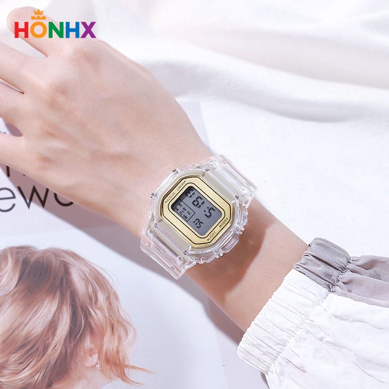 HONHX T576 Jam Tangan Wanita Digital Rubber WK-SBY