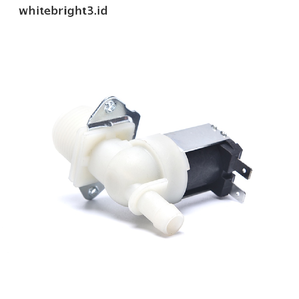 (whitebright3.id) Katup Inlet Air Solenoid Elektrik DC12V 24V AC220V Bahan Plastik