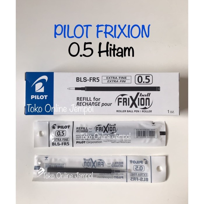 

Gilaa!!! Atk0750Pl Refill 0.5 Hitam Frixion Bls-Fr5 Pilot Pulpen Isi Ulang 0,5 Gilaa!!!