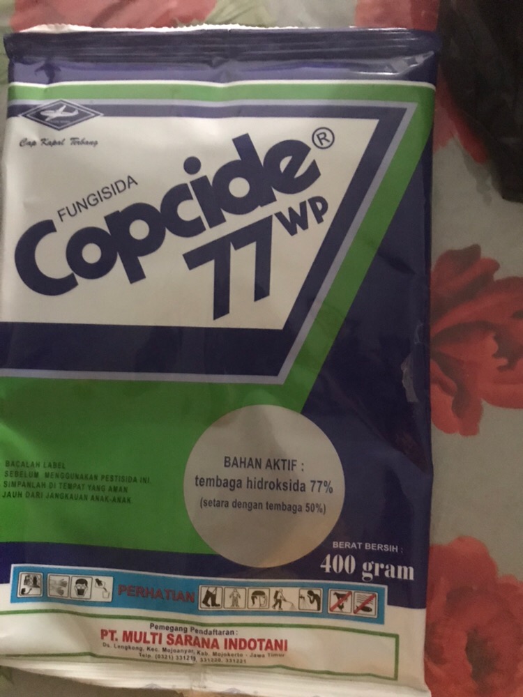 Copcide 77wp 400 Gram Fungisida + Bakterisida Obat Jamur Tanaman