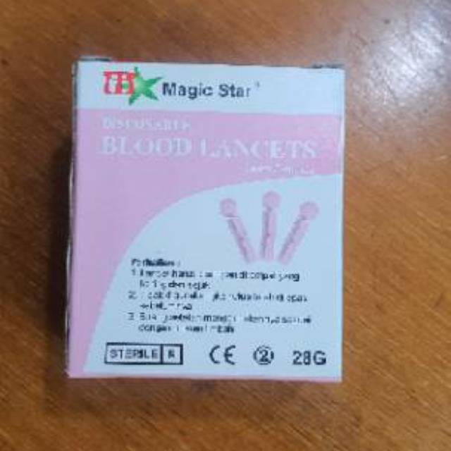 Blood lancet  28g /Jarum ambil darah /Jarum untuk alat gula darah Nesco/easytouch