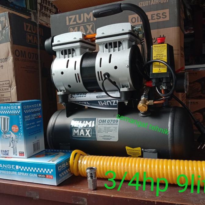 Paket Compressor Cat/Compresor Oilles Sailent Izumi Max Om-0709