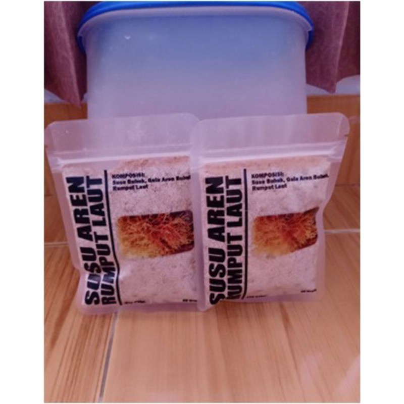 

susu aren rumput laut