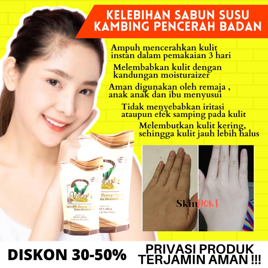 SABUN CAIR PENGHARUM BADAN PENCERAH KULIT VELVY REFIL BODY SHOWER CREAM 800ml SABUN MANDI CAIR ORIGINAL BPOM