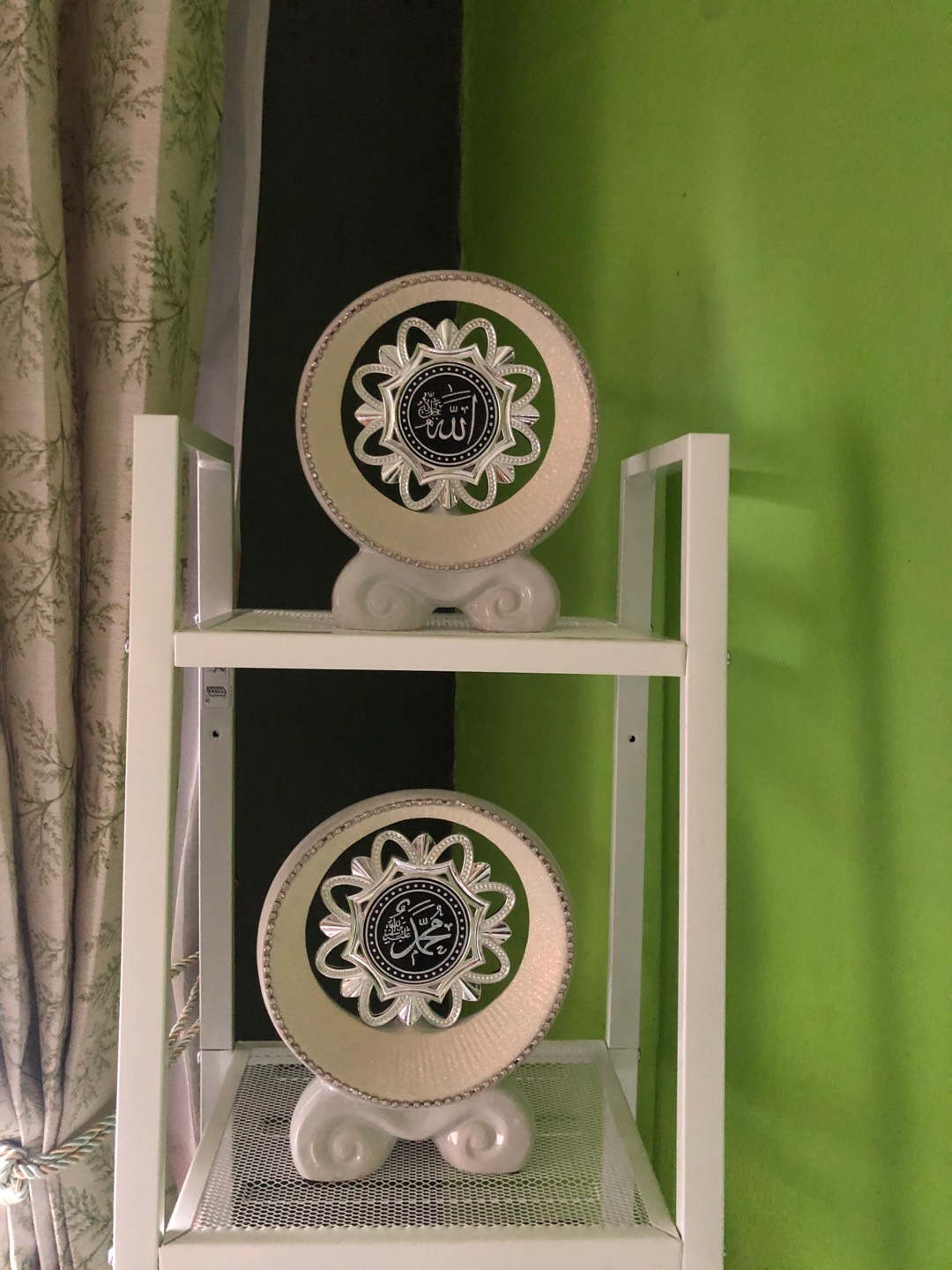 Hiasan Rumah Keramik Hiasan Lemari Keramik Kaligrafi Allah Dan Muhammad