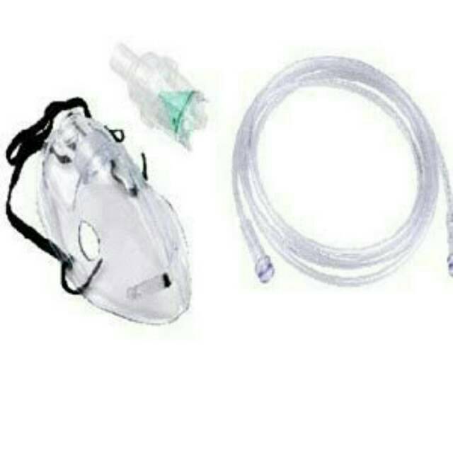 Makser Nebulizer Kit Nebu Mask Tempat Obat Nebul Inhalasi Anak Dewasa