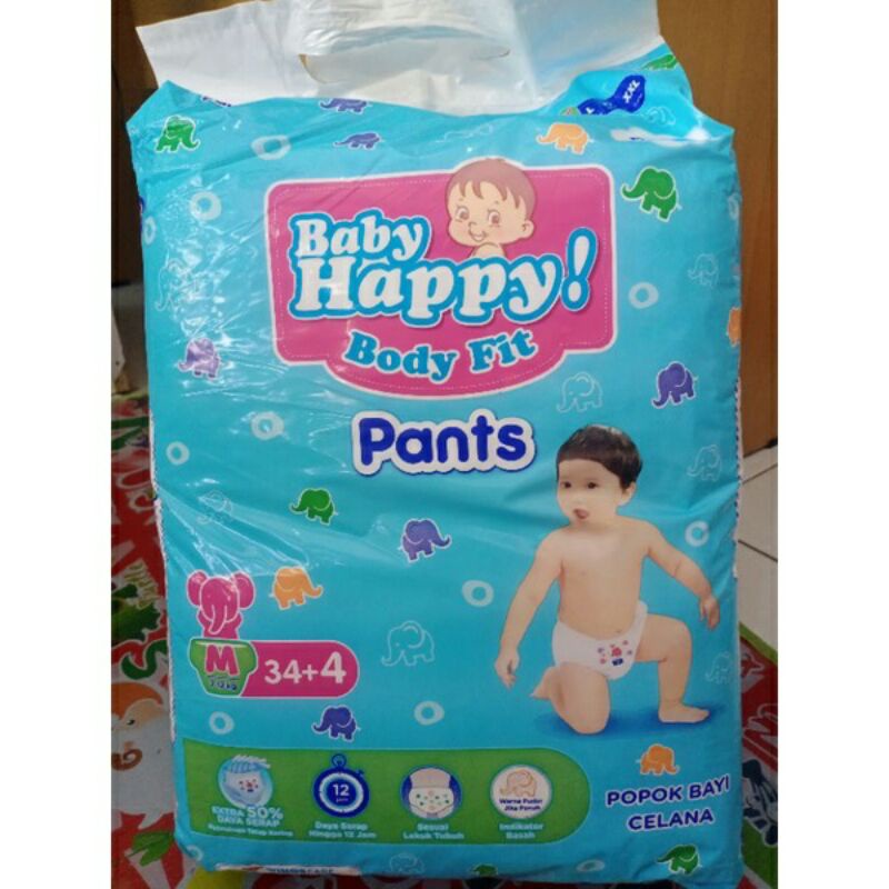 pampers baby happy pants/popokcelana M/L