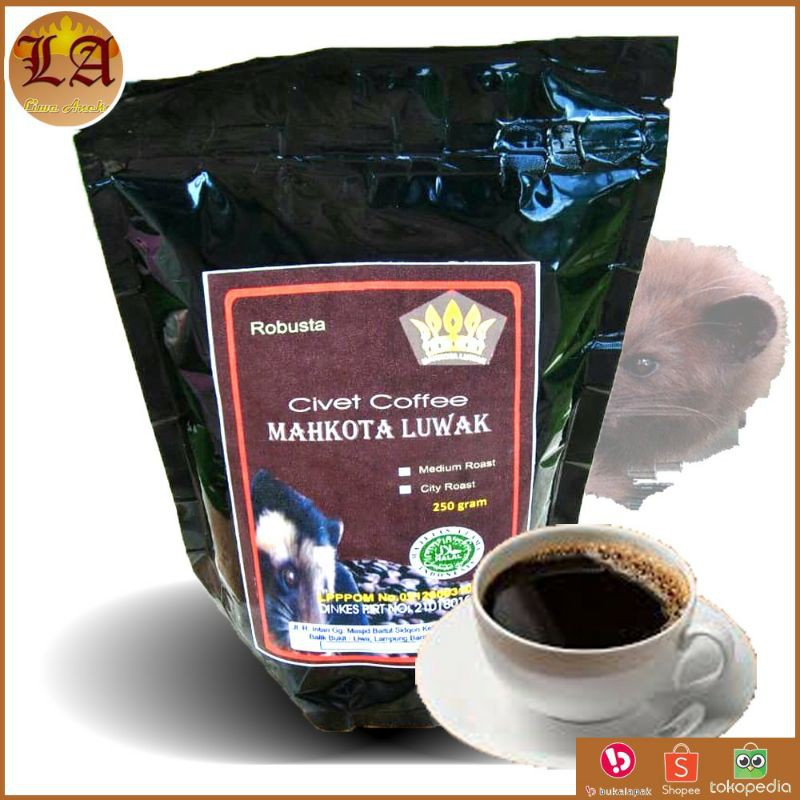

Mahkota Luwak - Kopi Luwak Lampung (250gr)