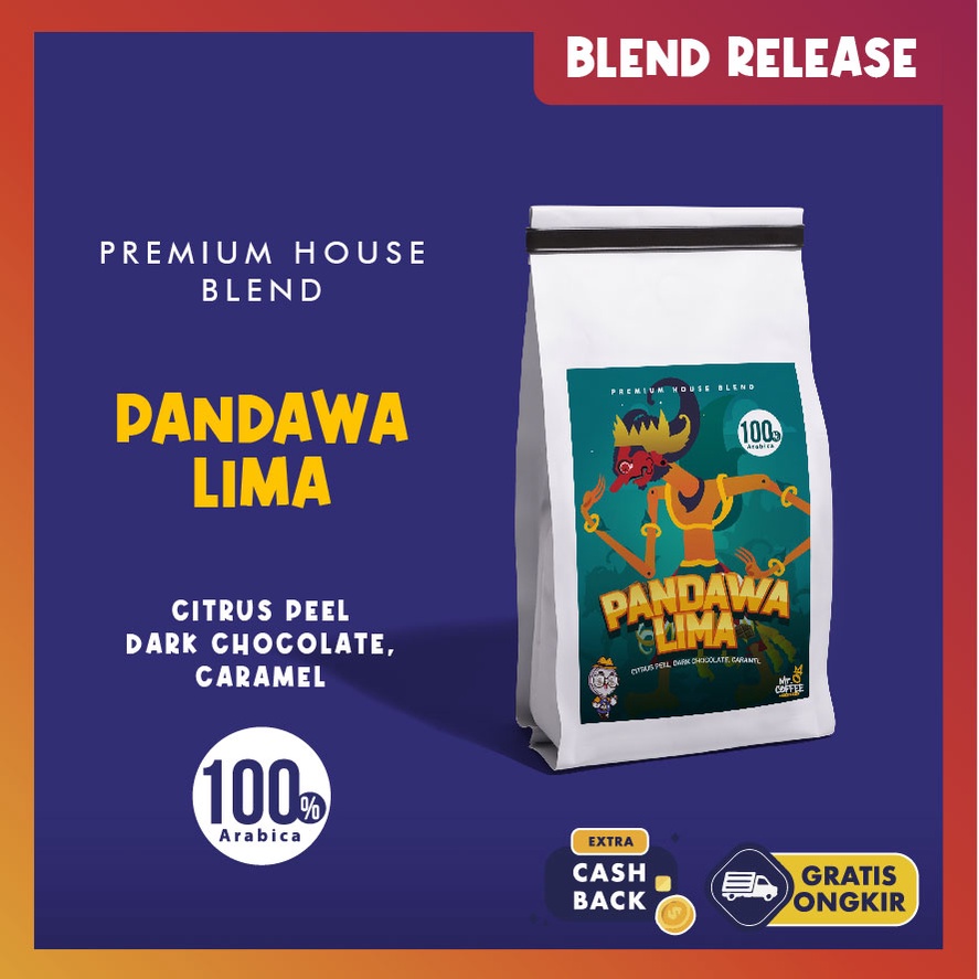 

PREMIUM! Kopi House Blend PANDAWA5 100% Biji Kopi Arabika Specialty