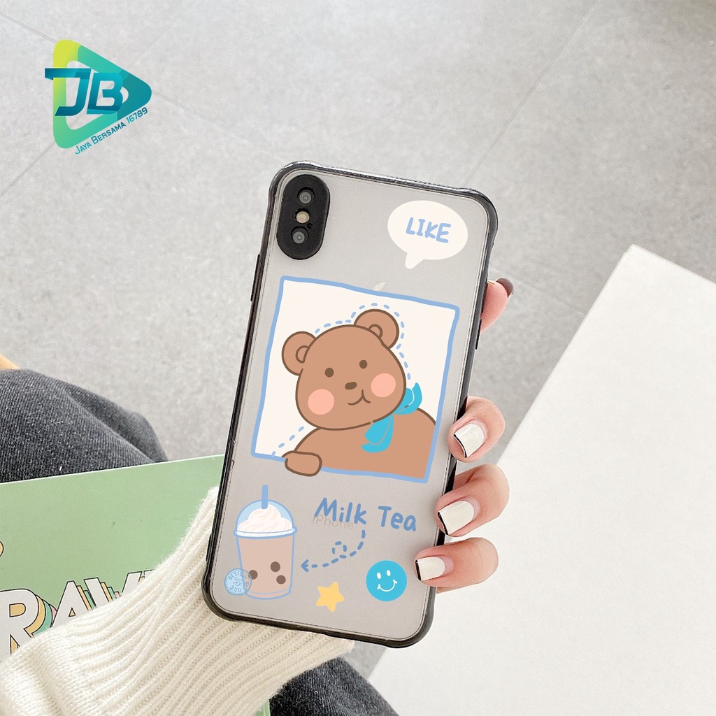 SOFTCASE CHOICE LITTLE BEAR OPPO VIVO XIAOMI SAMSUNG REALME IPHONE ALL TYPE JB5048