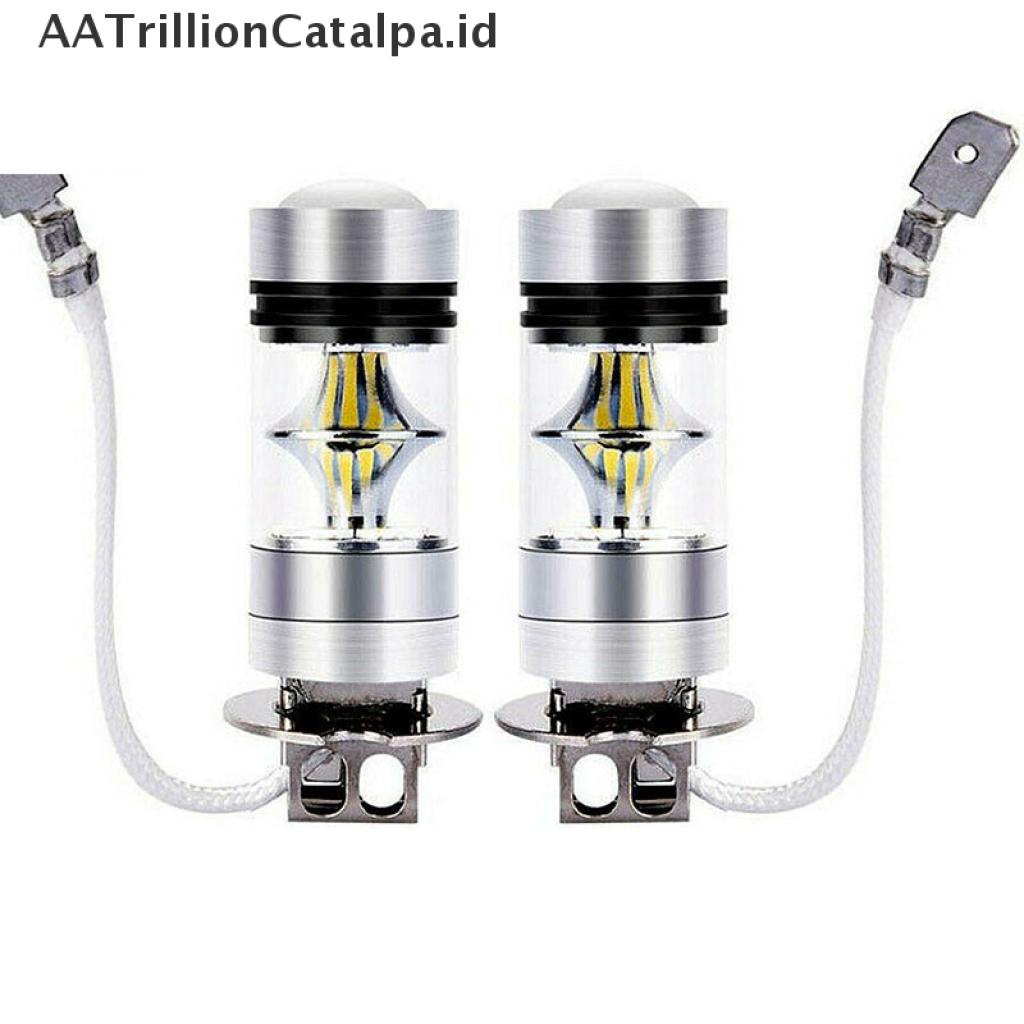 (AATrillionCatalpa) Lampu Kabut Depan Mobil LED H3 100W 12 / 24V