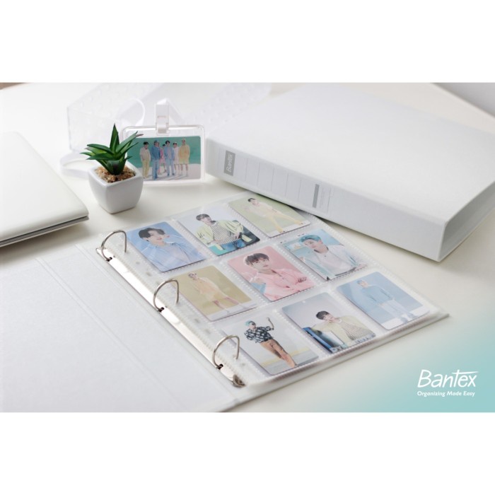 

CODE575 Bantex 3 Ring Binder A4 Tropica Color White 8322P07