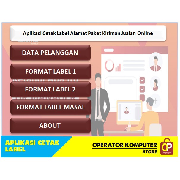 Aplikasi Cetak Label Alamat Paket Kiriman Jualan Online Dengan Microsoft Excel Shopee Indonesia
