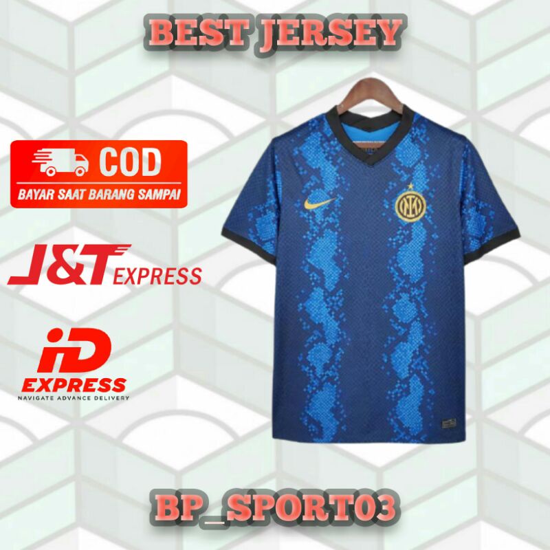 JERSEY BOLA INTER MILAN HOME MUSIM 21/22 GRADE ORI IMPORT THAILAND