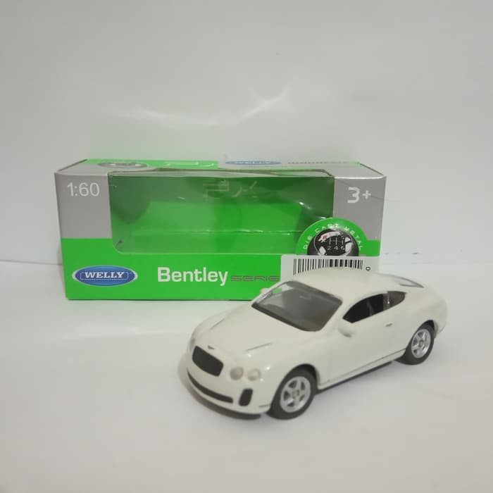 Diecast mobil Bentley continental  welly skala 60 harga murah