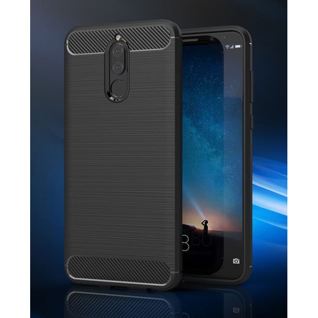 Softcase TPU Carbon Brush Case Cover Casing Asus Zenfone 4 Selfie Pro