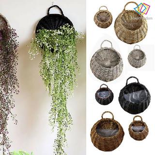Keranjang Pot Bunga Dan Tanaman Model Gantung Bahan Rotan Keranjang Pot Bunga Dan Tanaman Model Gantung Bahan Rotan