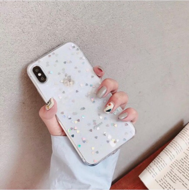 Glitter Love iPhone Oppo Vivo Xiaomi Samsung Realme  A50s m30s m30 A31 12 Redmi note 5 6 7 8 9 pro