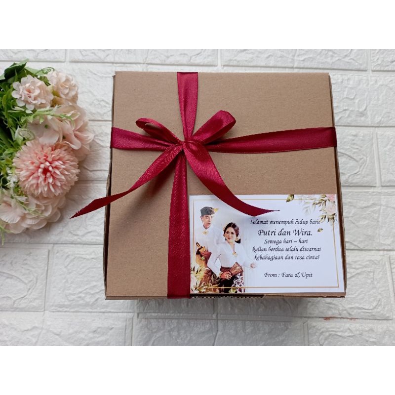 Frame 3D Custom KBK Wedding Gift Annivesary Graduation Hampers