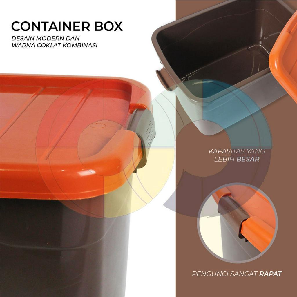 Container Box Plastik Kotak Penyimpanan Barang - 5 Liter