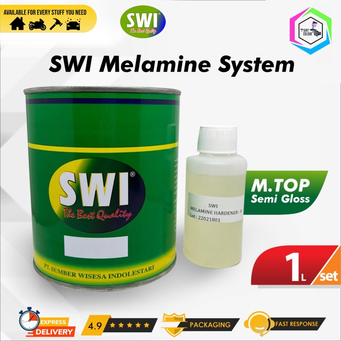 SWI MELAMINE SYSTEM SEMI GLOSS 1 liter Set