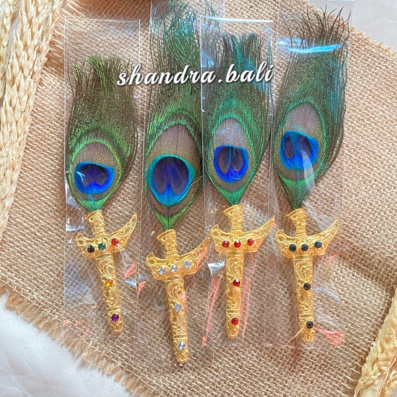 Aneka Pin Bros Keris / Barong Udeng Safari Alpaka Bali Bulu Merak Krisna