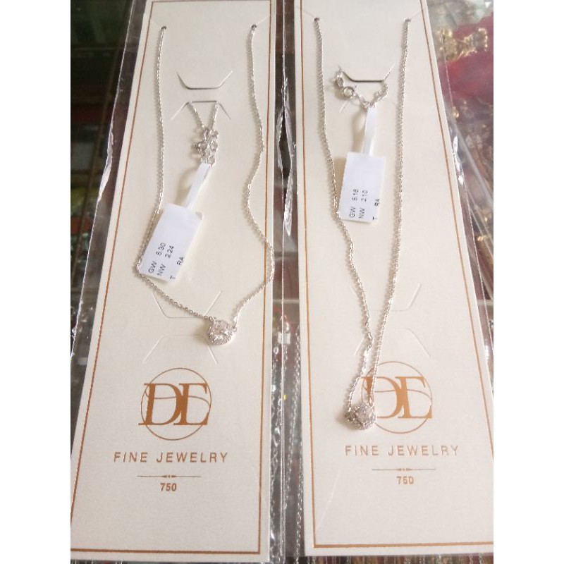 Kalung emas asli kadar 750