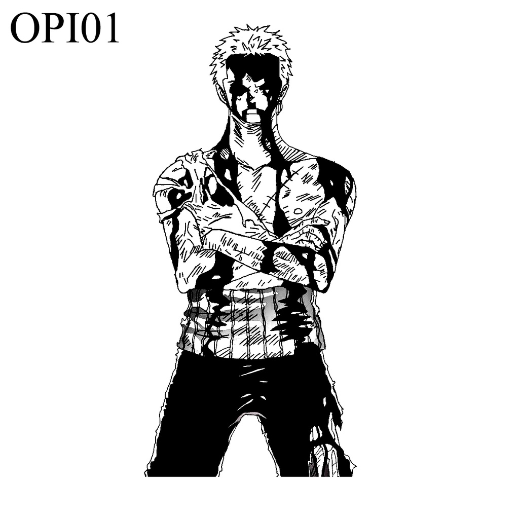【ONE PIECE】ZORO/LUFFY/SANJI/NAMI ONE PIECE tato Temporer/Tattoo Temporary/Temporary Tattoo ANTI AIR