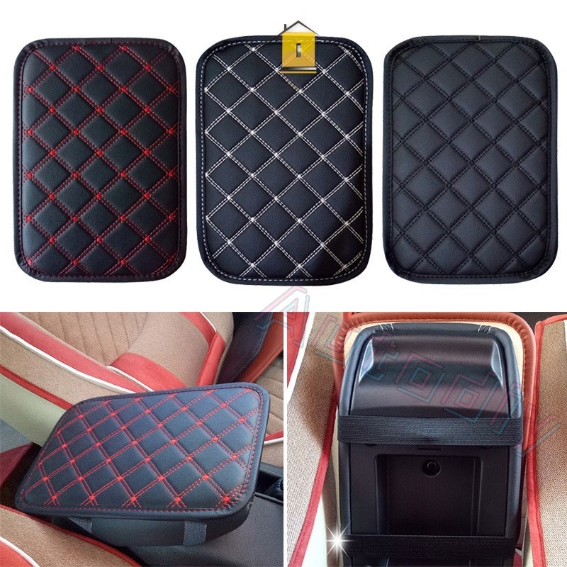Bantalan Sandaran Tangan Bahan Kulit Untuk Konsol Tengah Mobil Universal