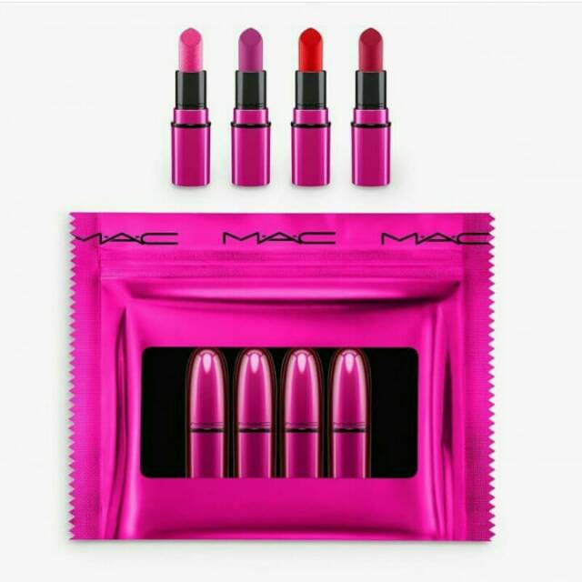 MAC Brights Shiny Pretty Things Mini Lipstick Set (Limited Edition)