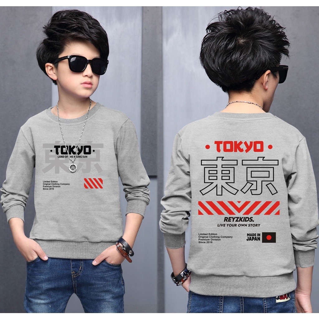 Switer Tokio Terbaru / Sweater Anak Laki-laki /  Sweeter Gaming Bahan Babyterry / FLAVA_STORE