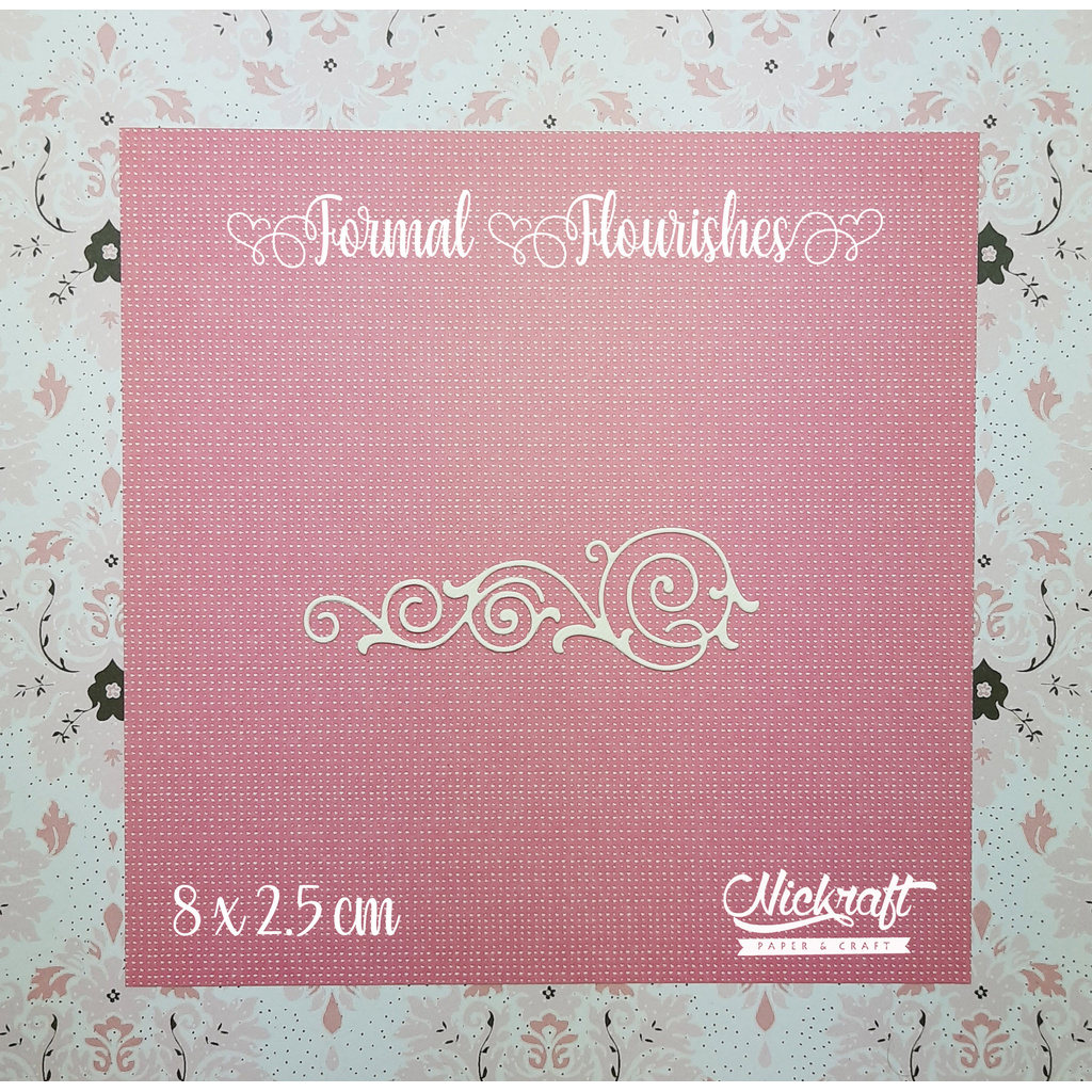 

FORMAL FLOURISH - Bahan Scrapbook Swirl