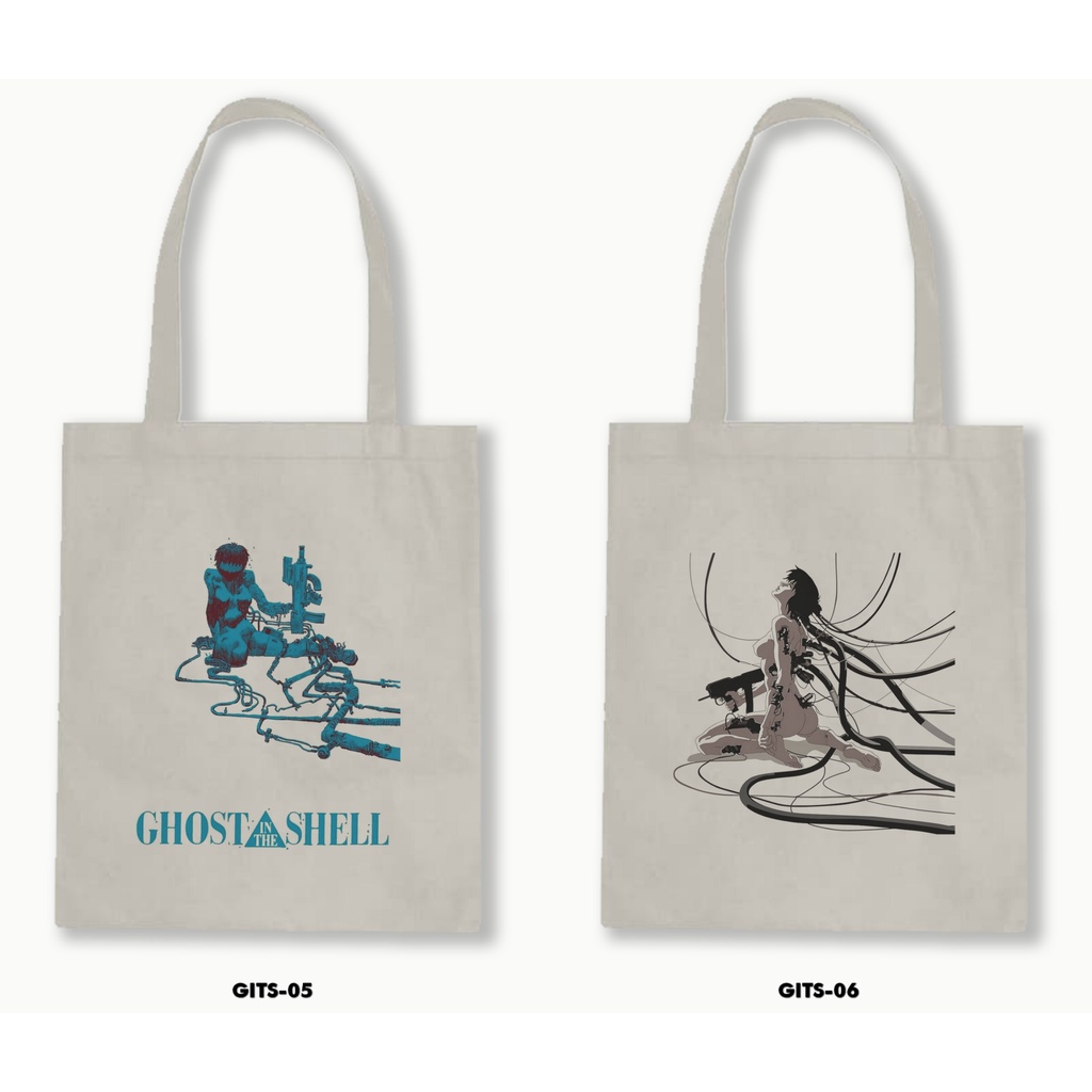 TOTE BAG BLACU - GHOST IN THE SHELL