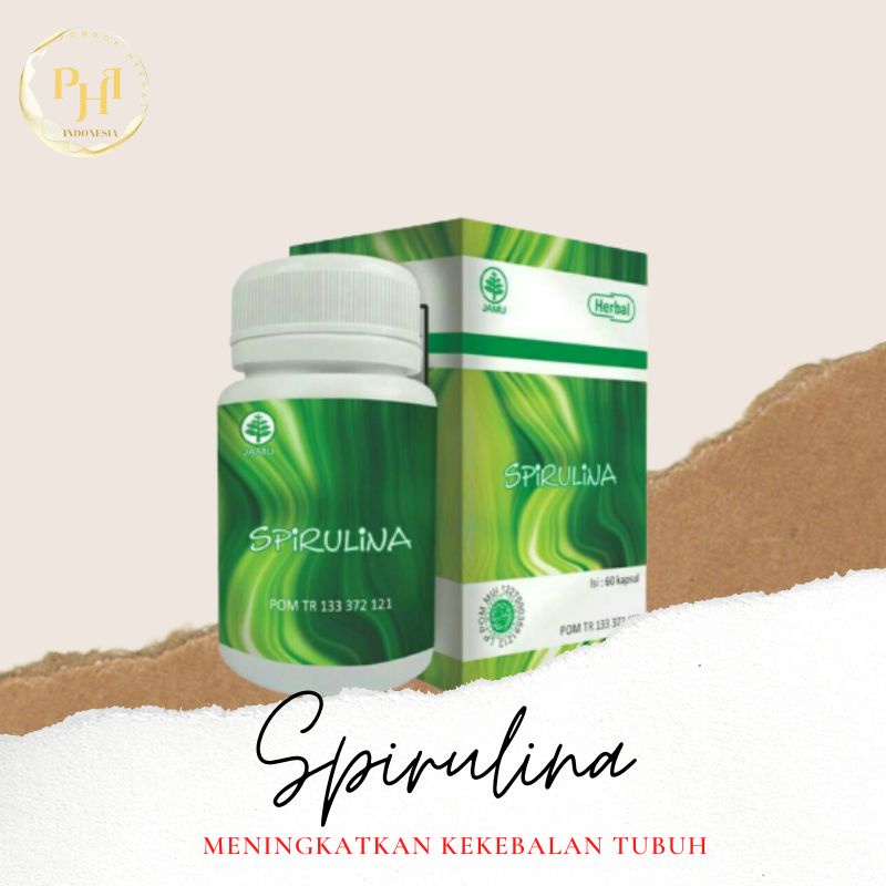 Kapsul Spirulina 60 Kapsul Meningkatkan kekebalan tubuh