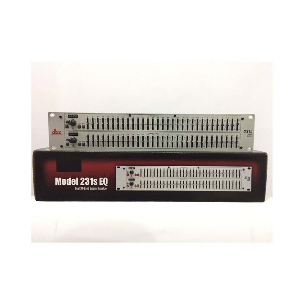 Equaliser DBX 231 S - 2 x 31 Channel Silver