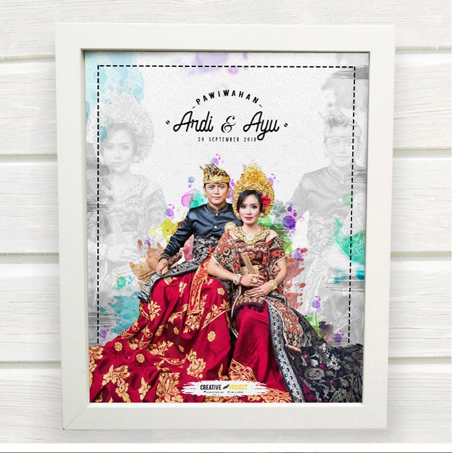 

Kado Wedding Pernikahan / Hadiah Photo / Gift / Kado Anniversary 10R (WD-CLR-01)