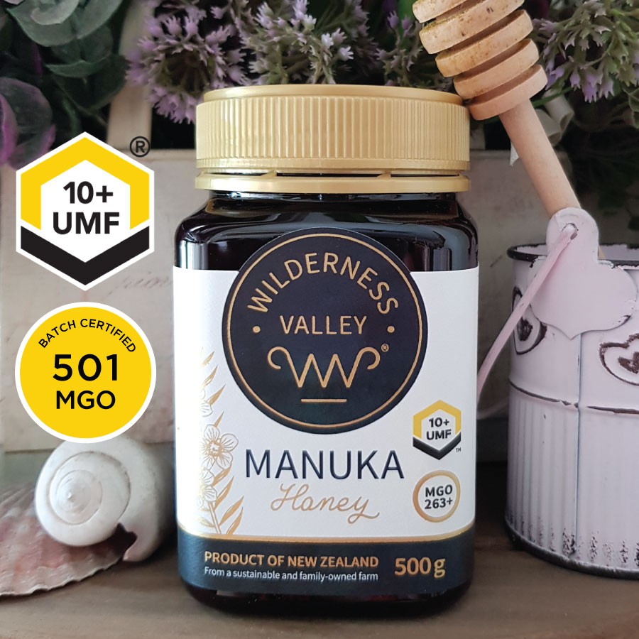 

Wilderness Valley Manuka Honey UMF 10+ 500g Premium Certified New Zealand Madu Manuka