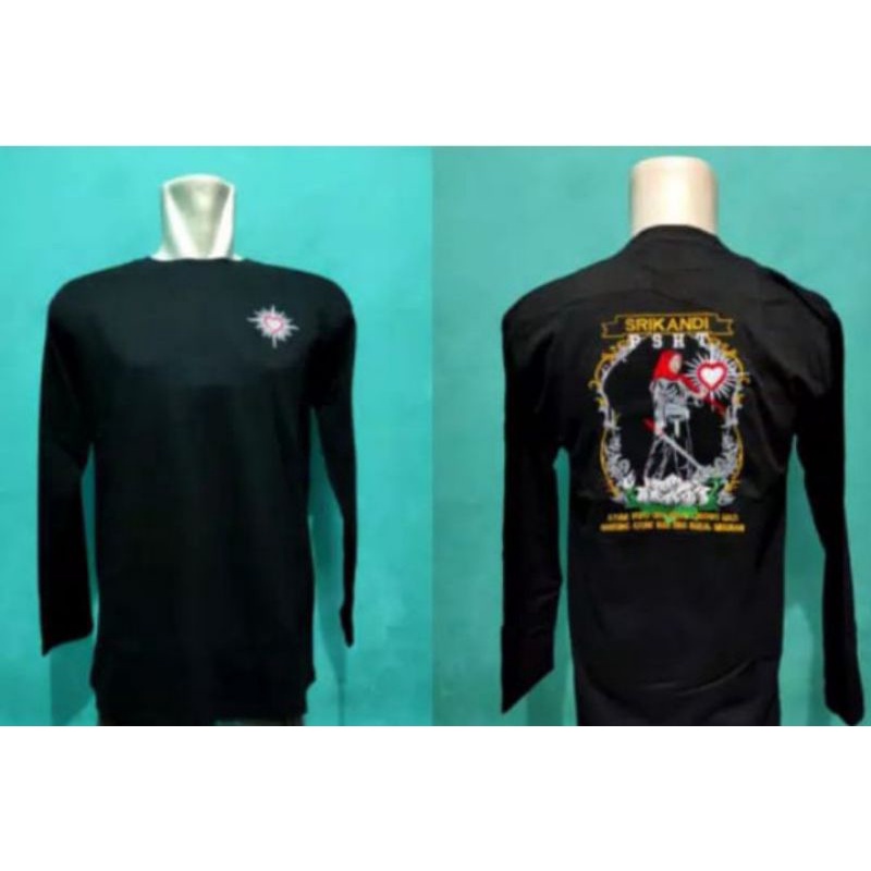 Kaos Distro Srikandi PSHT Kaos Bordir PSHT Lengan Panjang Kaos PSHT Srikandi Terate