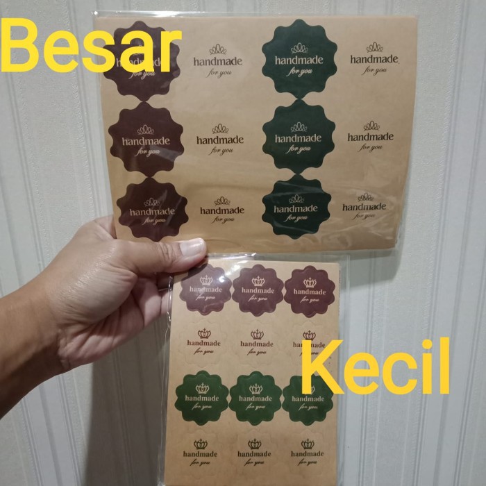 

Buruan Beli - 120Pcs Sticker "Hand Made For You" - Kecil 3X3Cm