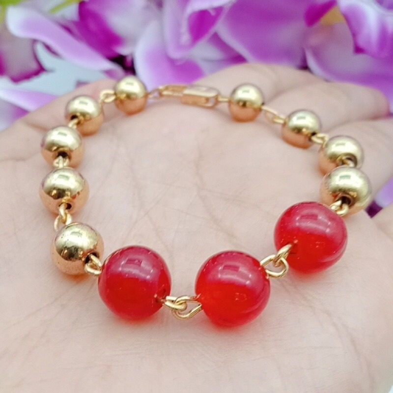 gelang wanita lapis emas permata giok termurah star+